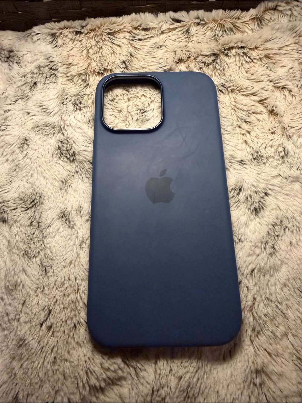 Apple Silicone iPhone 16 Pro Max Case - Midnight Blue / Denim